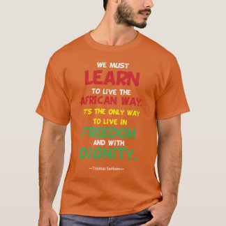 THOMAS SANGKARA Zitat Mädchen T-Shirt