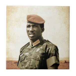 Thomas Sankara - Burkina Faso - afrikanischer Fliese