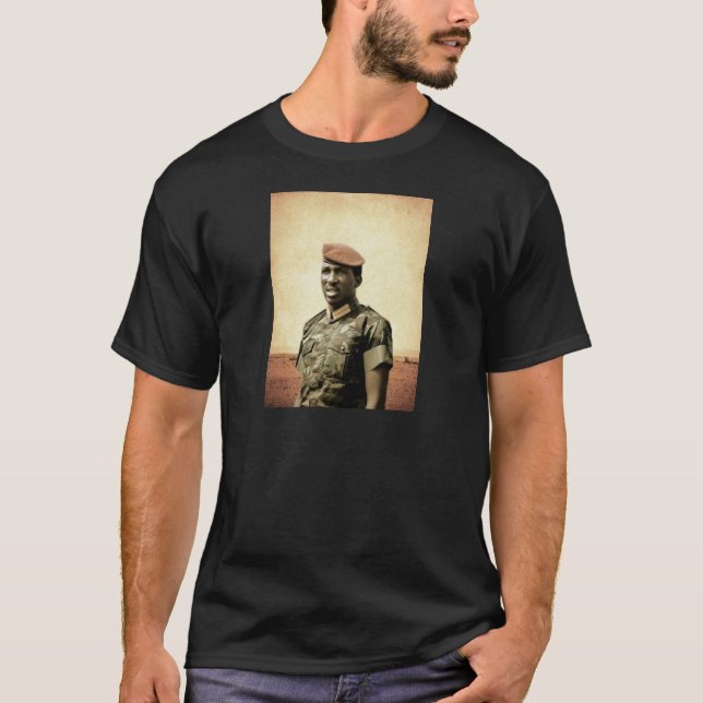 Thomas Sankara - Burkina Faso - afrikanischer T-Shirt (Vorderseite)