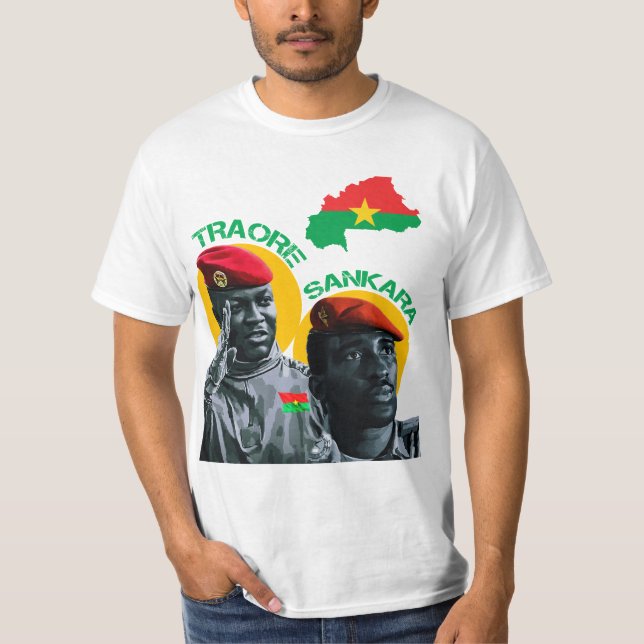 Thomas Sankara & Ibrahim Traore T-shirt (Vorderseite)