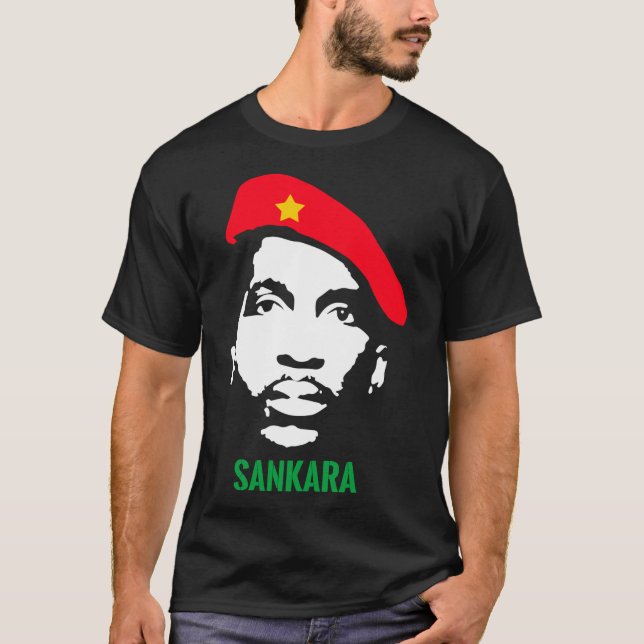 THOMAS SANKARA - Pan Africa Black Power Anti Colon T-Shirt (Vorderseite)