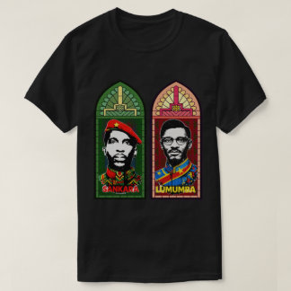 Thomas Sankara Patrice Lumumba panafrikanische Kun T-Shirt
