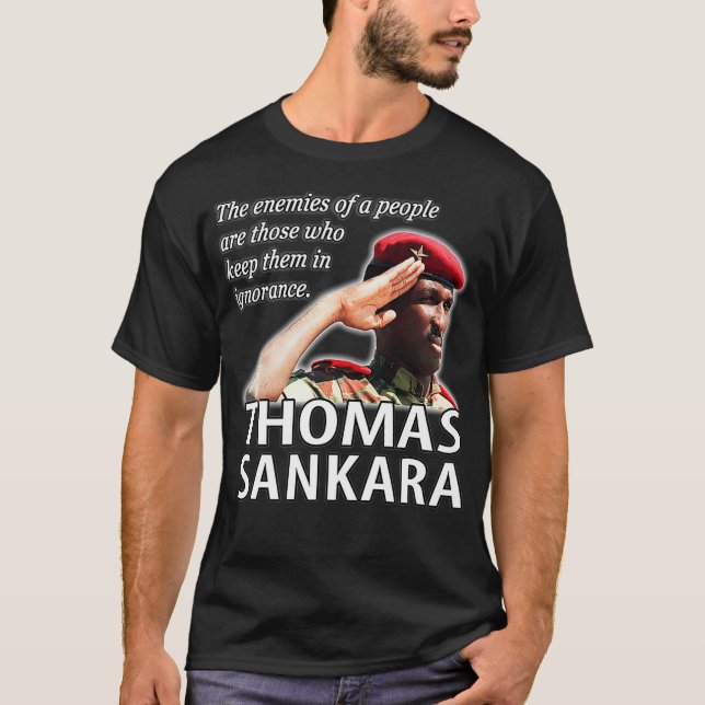 Thomas Sankara The Enemies of the People Premium  T-Shirt (Vorderseite)