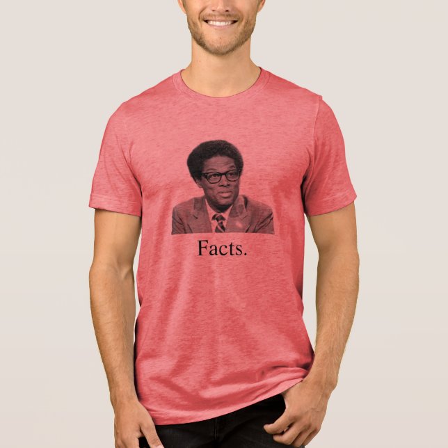 Thomas Sowell Herren T-Shirt Tri-Blend Shirt (Vorderseite)