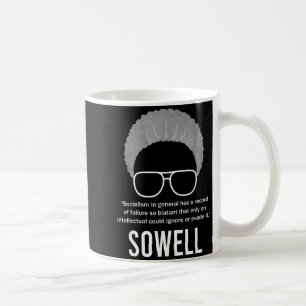 Thomas Sowell Zitat zum Sozialismus Black History Kaffeetasse