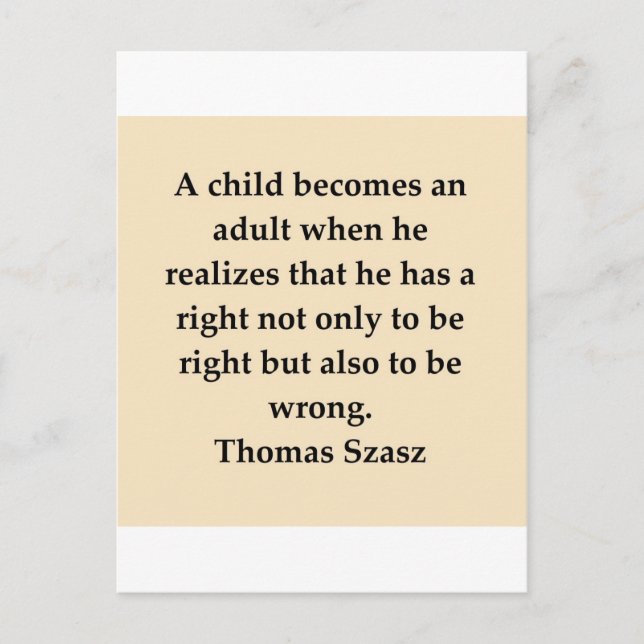 Thomas szasz postkarte (Vorderseite)