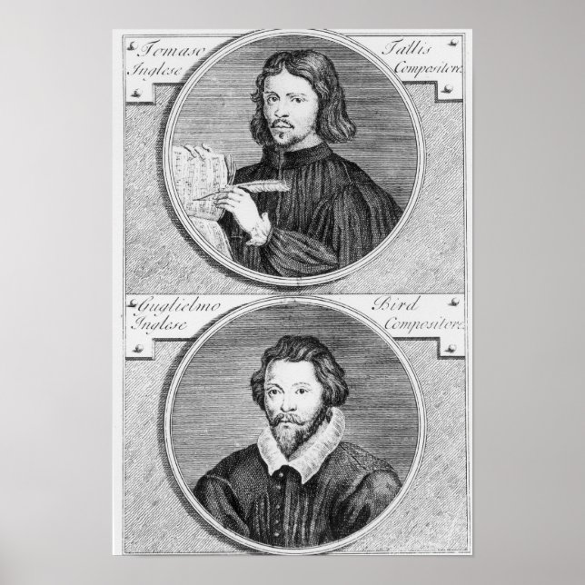 Thomas Tallis und William Byrd Poster (Vorne)