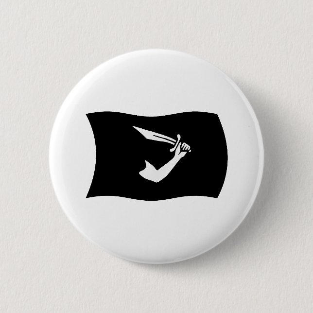 Thomas Tew Flag Button (Vorderseite)