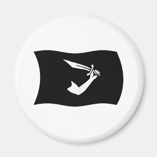 Thomas Tew Flag Magnet (Vorne)