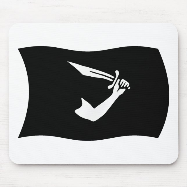Thomas Tew Flag Mauspad (Vorne)