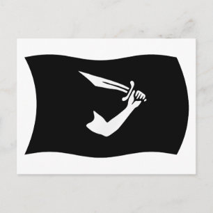 Thomas Tew Flag Postcard Postkarte