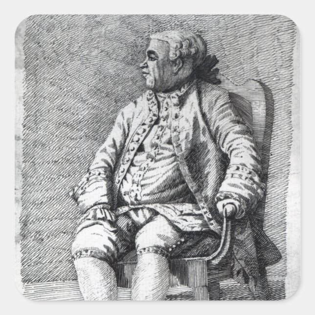 Thomas Townshend, 1. Viscount Sydney Quadratischer Aufkleber (Vorderseite)