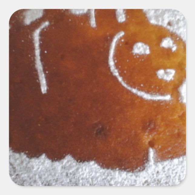 Thomas Train Quadratischer Aufkleber (Vorderseite)