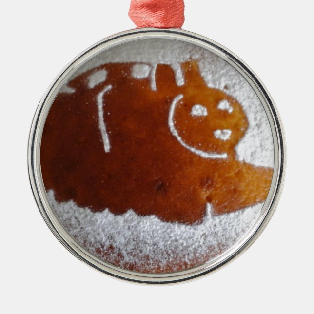 Thomas Train Silbernes Ornament (Vorne)