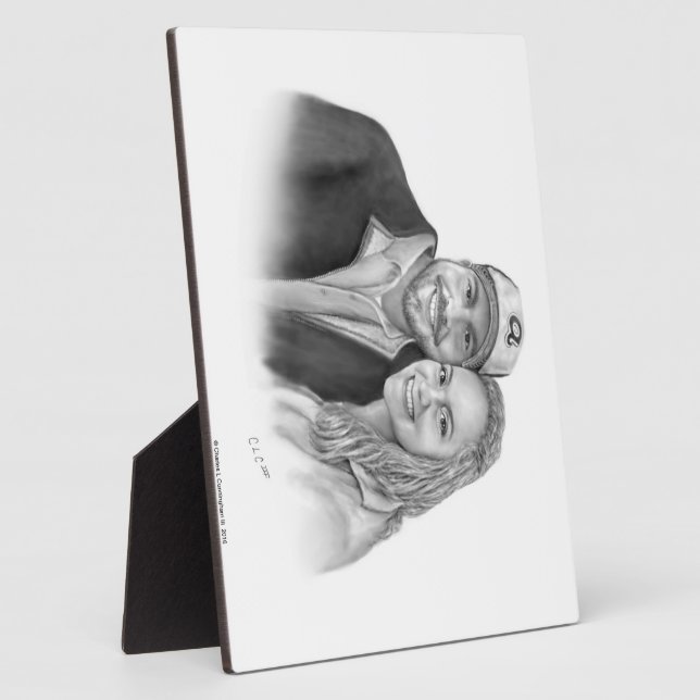 Thomas und Candice Fotoplatte (Seite)