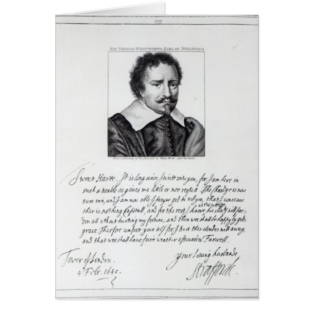 Thomas Wentworth, 1. Earl of Wiford (Vorne)