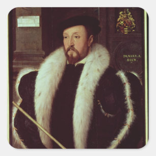 Thomas Wentworth Quadratischer Aufkleber