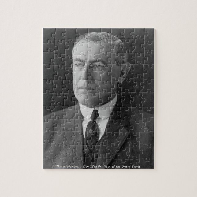 Thomas Woodrow Wilson 28. Präsident von Amerika Puzzle (Vertikal)