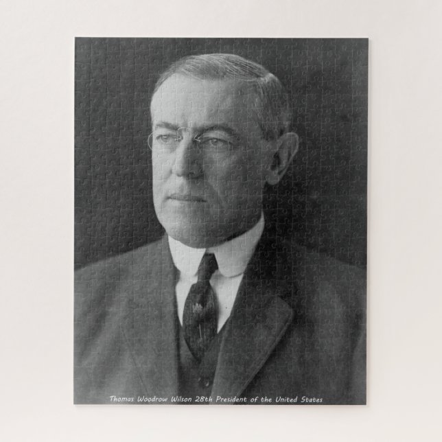 Thomas Woodrow Wilson 28. Präsident von Amerika Puzzle (Vertikal)