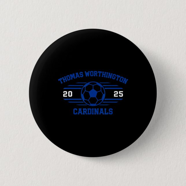 Thomas Worthington Cardinals Fußball Byll 2025  Button (Vorderseite)