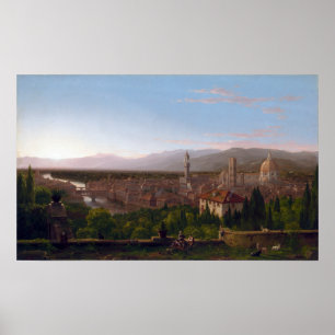 Thomascole-Ansicht von Florenz Poster