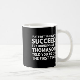 Thomason Funny Familienname Familienbaum Geburtsta Kaffeetasse