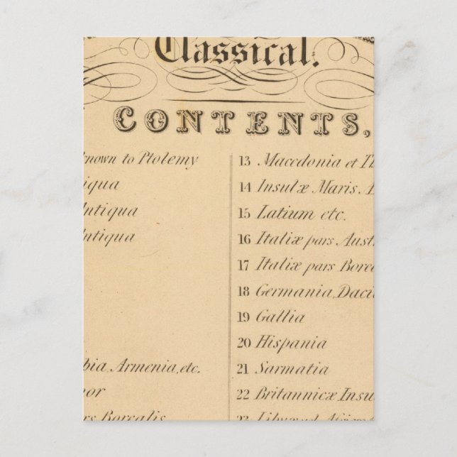 Thomas's Library Atlas Postkarte (Vorderseite)