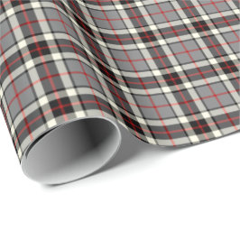 Thompson Clan Gray Formal Dress Tartan Geschenkpapier