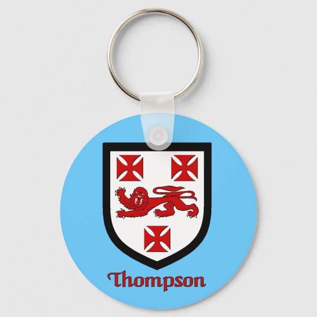 Thompson Faimly Shield Schlüsselanhänger (Vorderseite)