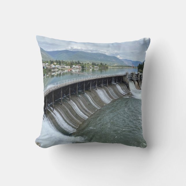 Thompson Falls Dam Kissen (Vorderseite)