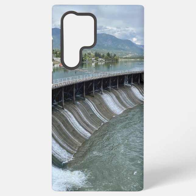 Thompson Falls Dam Samsung Phone Cases Samsung Galaxy Hülle (Rückseite)