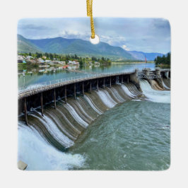 Thompson Falls Staudamm Keramikornament