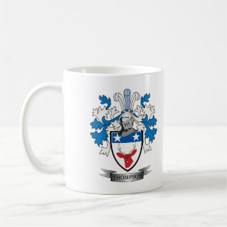Thompson-Familienwappen-Wappen Kaffeetasse