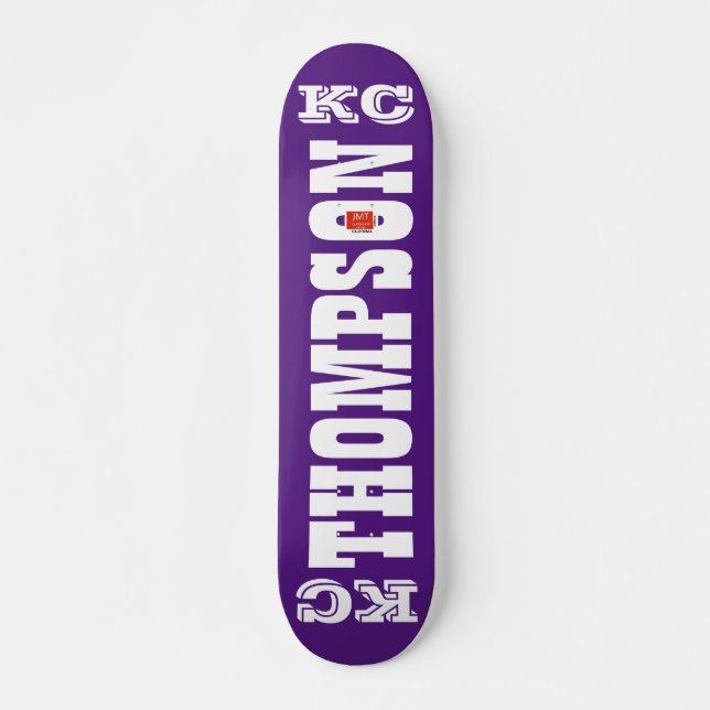 THOMPSON KC JMTSkateboard, 7¾" Deckbrett Skateboard (Vorne)