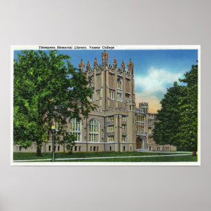 Thompson Memorial Library, Vassar Uni Poster