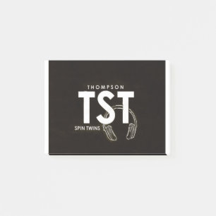 THOMPSON SPIN TWINS (OFFIZIELLE MERCHANDISE) TOUR POST-IT KLEBEZETTEL