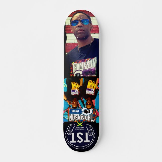 THOMPSON SPIN TWINS Skateboard, 7¾ Zoll Deck Skateboard (Vorne)