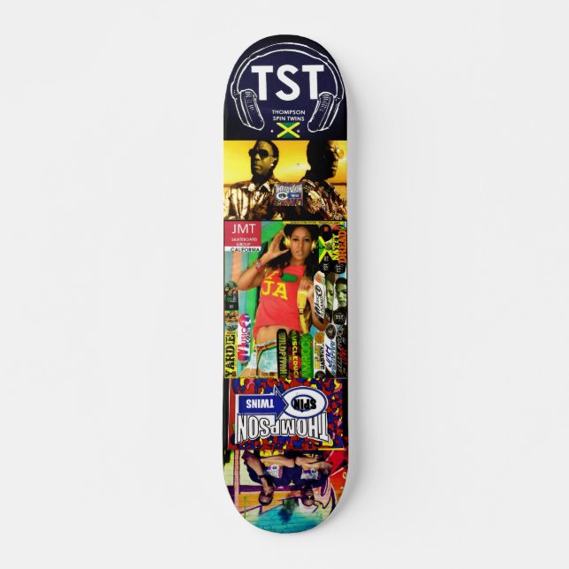 THOMPSON SPIN TWINS TST Skateboard, 7¾ Zoll Deck Skateboard (Vorne)