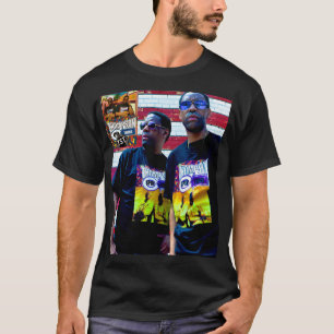 THOMPSON SPINNT ZWEI. Basic Dunkles T-Shirt
