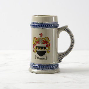 Thompson-Wappen Stein Bierglas