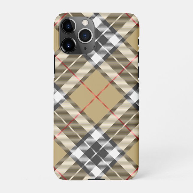 Thomson Camel Tartan Kariert Pattern Family Mode iPhone Hülle (Rückseite)