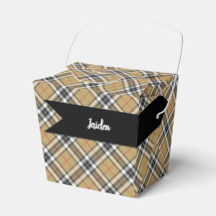 Thomson Camel Tartan Kariertes Muster Familienmode Geschenkschachtel