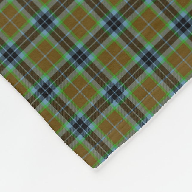 Thomson-Clan-Tartan Fleecedecke (Ecke)