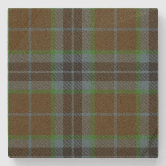 Thomson Clan Tartan Kariert Stone Untersetzer (Vorderseite)