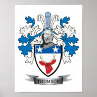 Thomson Family Crest Coat of Arms