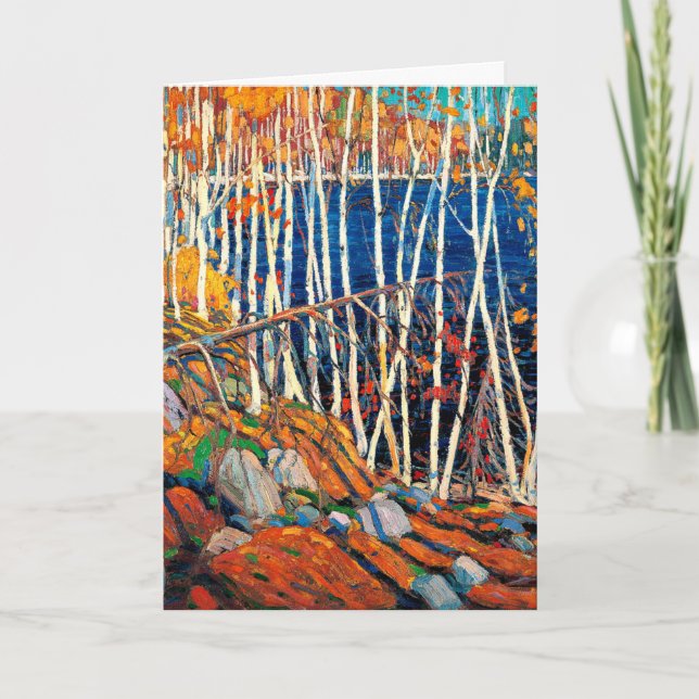 Thomson - In den Northländern, Kunstmalerei Karte (Vorderseite)