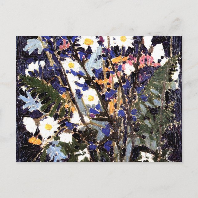 Thomson - Kanadische Wildblumen Postkarte (Vorderseite)