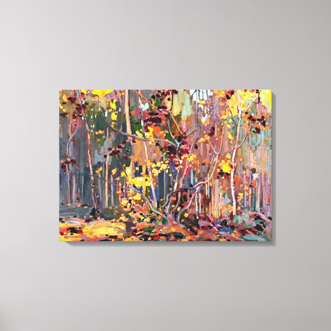 Thomson - Maple Saplings Leinwanddruck (Vorderseite)