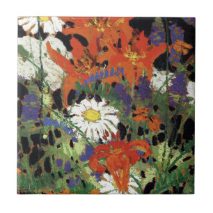 Thomson - Marguerites, Wood Lilies und Vetch Fliese