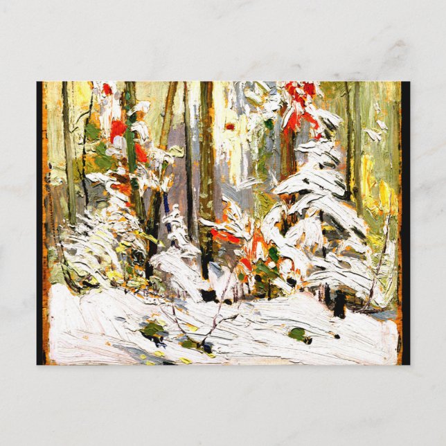 Thomson - Räume, Winter Postkarte (Vorderseite)